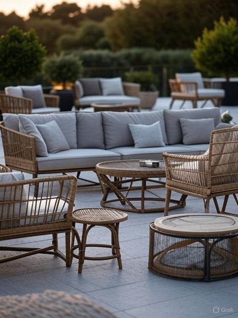 Cómo elegir muebles para patio de lujo