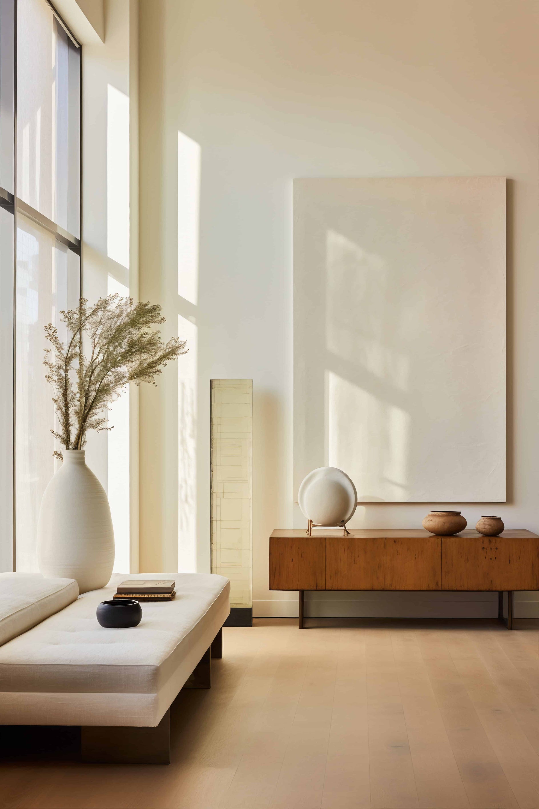 Mueble blancoy marrón
