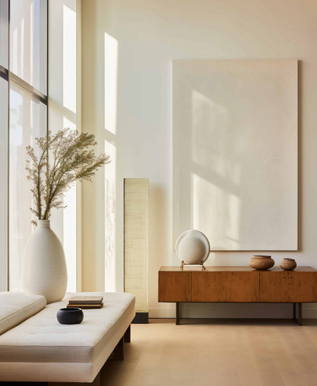 Mueble blancoy marrón